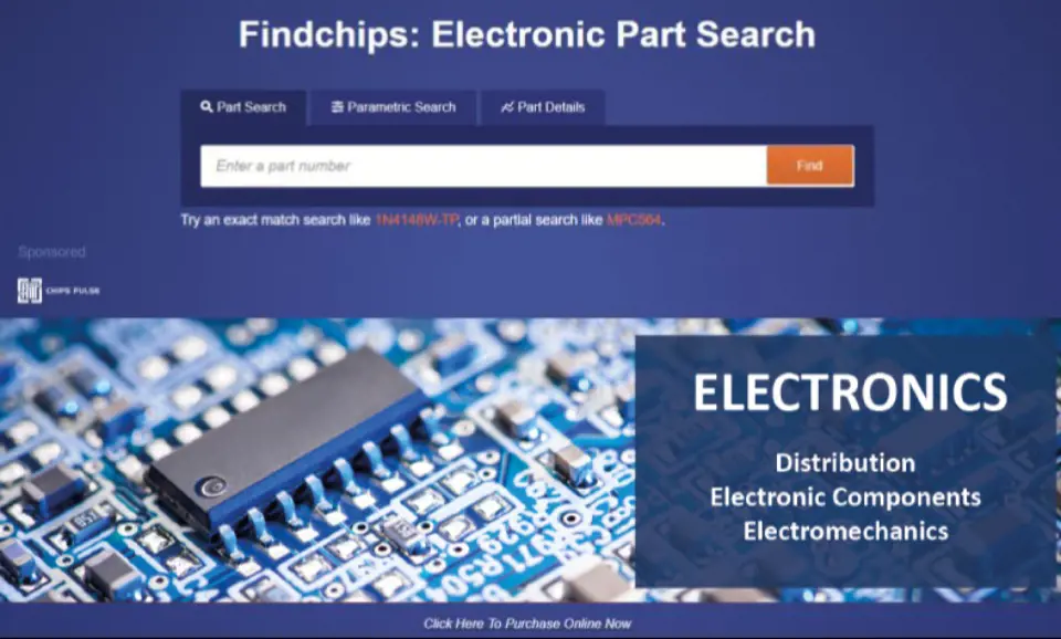 Findchips: 電子部品の在庫検索に最適なツール