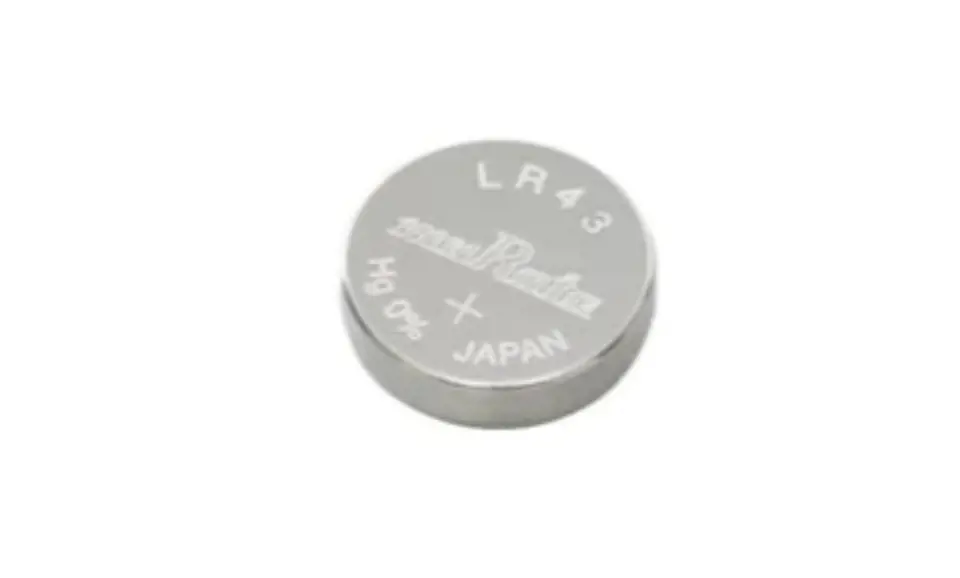 LR43 電池: 1.5 V アルカリボタン電池